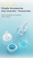 MAMIJOY 90/160/240ML Baby Glass Bottle Inclined Breast-Shaped Anti-Colic＆Bloating Temperature-Resistant For Newborn 0-6M+ GB60