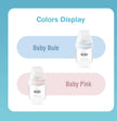 MAMIJOY 90/160/240ML Baby Glass Bottle Inclined Breast-Shaped Anti-Colic＆Bloating Temperature-Resistant For Newborn 0-6M+ GB60