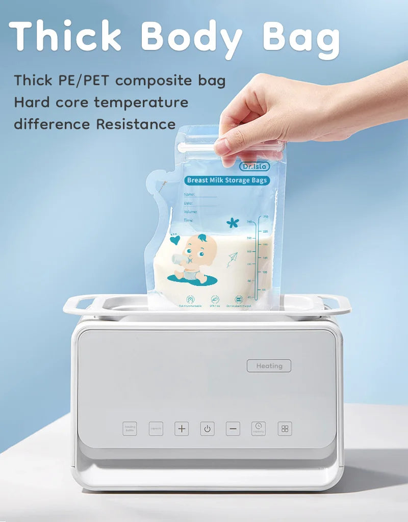 MAMIJOY 250ML Breast Milk Storage Bag 30/150PCS Two track Seal Independent Spout Design Milk Storage Bag BPA Free Gift Pen MSB01