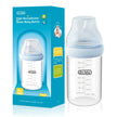 MAMIJOY 90/160/240ML Baby Glass Bottle Inclined Breast-Shaped Anti-Colic＆Bloating Temperature-Resistant For Newborn 0-6M+ GB60