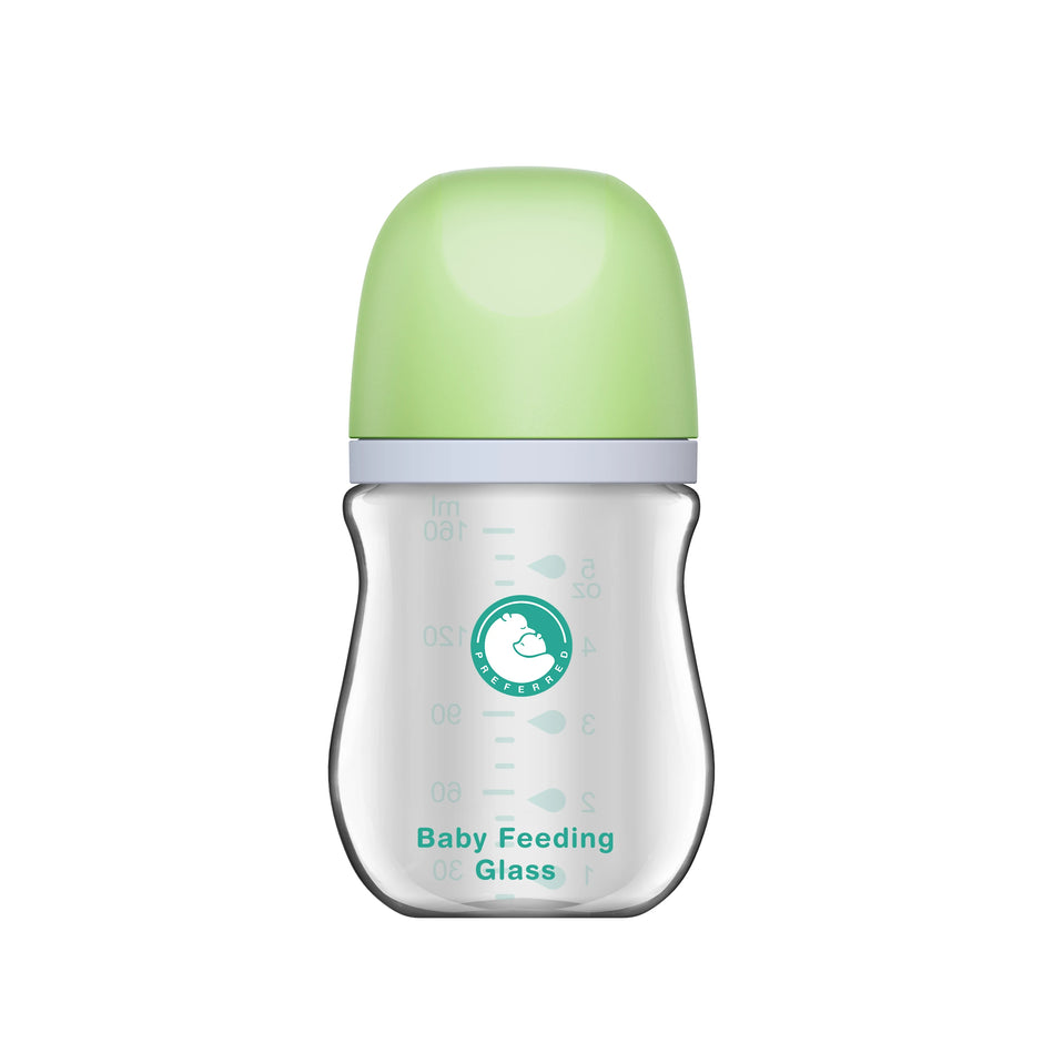 MAMIJOY Anti-Choke Baby Bottle Newborn Glass Bottles 90/160ML Anti-flatulence Milk Feeding Bottles Infant BPA Free 0-3 Month