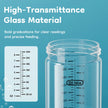 MAMIJOY 90/160/240ML Baby Glass Bottle Inclined Breast-Shaped Anti-Colic＆Bloating Temperature-Resistant For Newborn 0-6M+ GB60