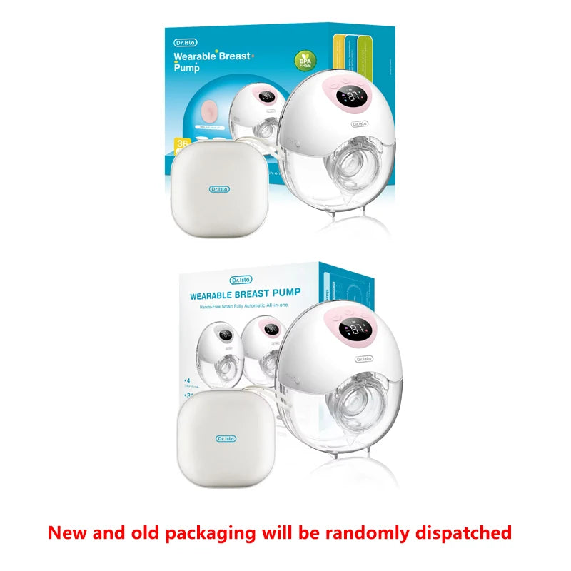 MAMIJOY Wearable Electric Breast Pump 4 Modes 36 Suction Levels Hands Free 35dB Low Noise Breast Pumps Breastfeeding EB50＆EB50D