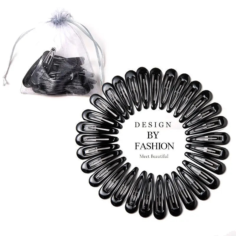 10/20/30/40 New Girls Cute Colorful Waterdrop Shape Hairpins Sweet Hair Clips Kids Barrettes Slid Clip Fashion Hair Accessories