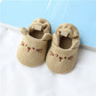 Toddler Girl Knitted Shoes First Walkers Snow Boots Newborn Baby Autumn Winter Cotton Warm Soft Sole Plush Prewalker 0-18Months