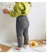Baby Girls Leggings Cotton Big PP Pants Spring Autumn Kids Girls Pants Fashion Solid Long Trousers Children's Pants 2024 New