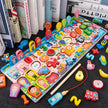 3D Preschool Children Educational Toys Wooden Montessori Arithmetic Magnetic Fishing Digital Shape Matching Building Block Toys