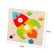 Baby Wooden 3D Puzzles Tangram Shapes Learning Educational Cartoon Animal Intelligence Jigsaw Toys For Children Gift
