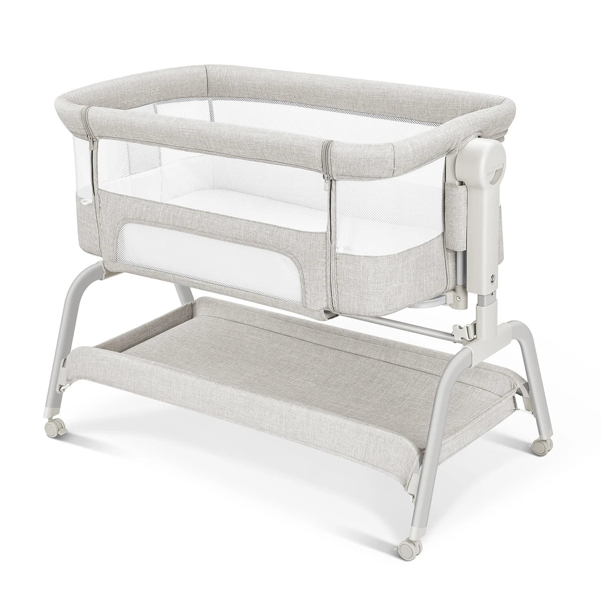 2025 New Hot Selling Portable Baby Bed Mesh Net Design Breathable Baby Bassinet Mattress Pad Comfortable Bedside Sleeper Infant