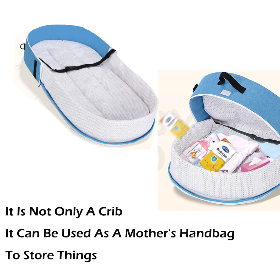 Battilo Baby Crib Multi-function Baby Bed Nest Baby Mosquito Net Foldable Baby Nest Bassinet Infant Sleep Portable Bed