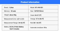 Cofoe 2 in 1 Digital Forehead & Ear Thermometer Non-Contact Medical Thermometer Baby/Adult  ±0.1℃ Temperature precise Measure