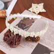 Boho Chic Daisy Girls Headbands Women Solid Embroidery Flower Hair Bands Kids Candy Chrysanthemum Headwear Hair Accessories