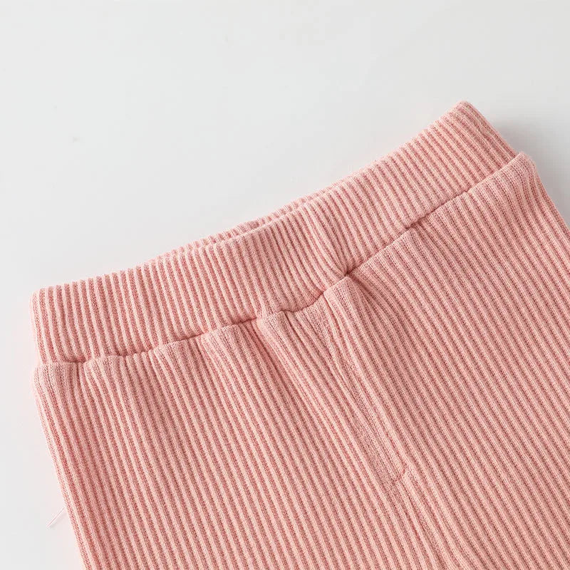 Baby Girls Leggings Cotton Big PP Pants Spring Autumn Kids Girls Pants Fashion Solid Long Trousers Children's Pants 2024 New