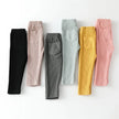 Baby Girls Leggings Cotton Big PP Pants Spring Autumn Kids Girls Pants Fashion Solid Long Trousers Children's Pants 2024 New