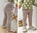 Baby Girls Leggings Cotton Big PP Pants Spring Autumn Kids Girls Pants Fashion Solid Long Trousers Children's Pants 2024 New