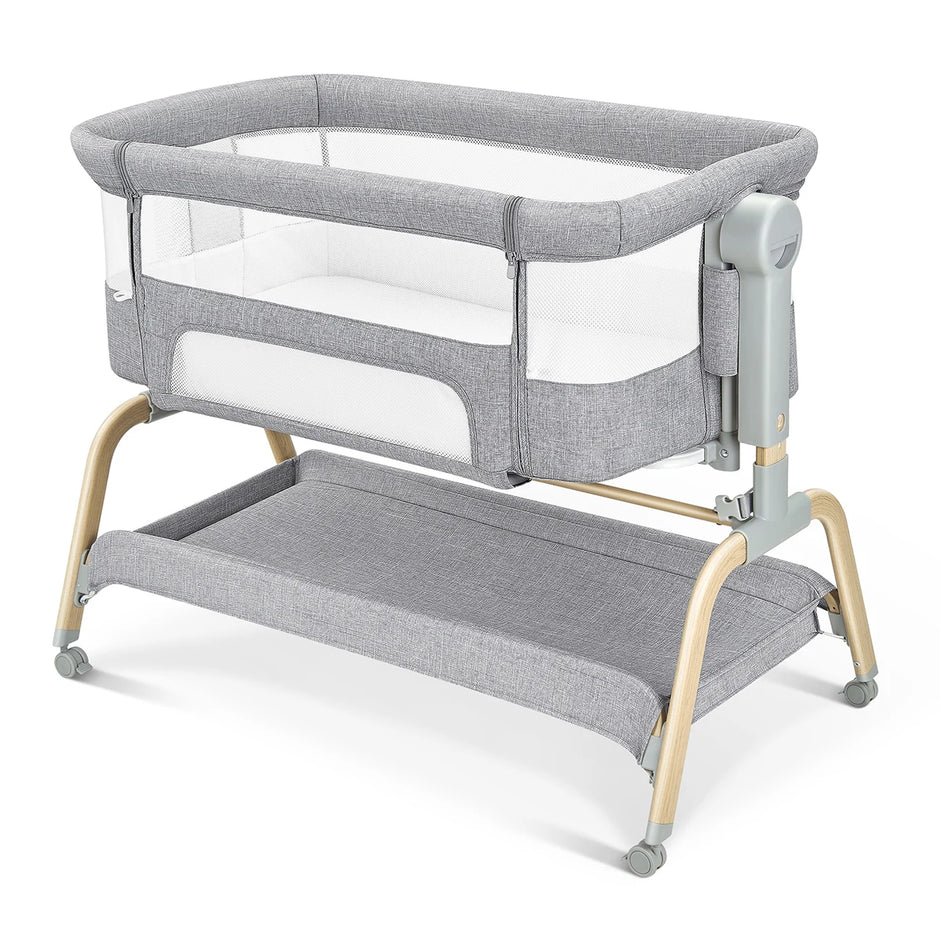 2025 New Hot Selling Portable Baby Bed Mesh Net Design Breathable Baby Bassinet Mattress Pad Comfortable Bedside Sleeper Infant