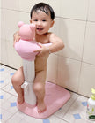 Baby Standing Bath Adjustable Height hildren's Bath Device Bath Stand Folding Shower for New born 0-6 Months Infants