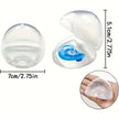 Transparent Pacifier Case Pacifier Holder Box BPA-Free Nipple Shield Case for Travel and Home