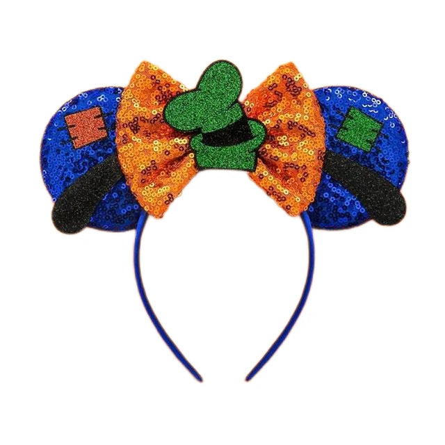 Mickey Mouse Ears Headbands for Baby Girls Daisy Duck Hairbands Donald Duck Headwear Adults Women Bows Hair Accessories