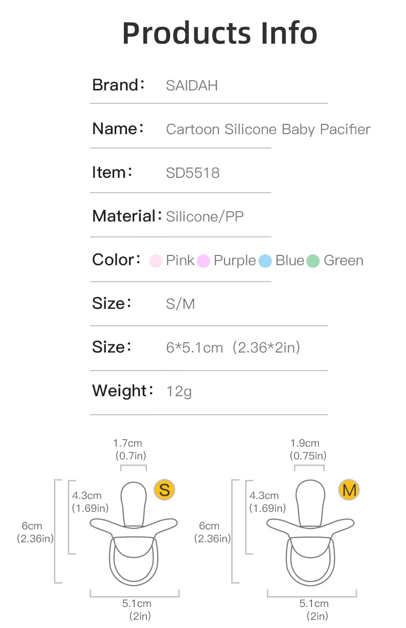Butterfly Type Thumb Shape Toddlers Soothe Kids Newborn Baby Silicone Teething Pacifier