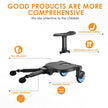 Universal Strollers Step Board Adapter with Seat Second Child Jogger Twins Scooter Baby Pram Hitchhiker Bumper
