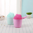 Cute Cartoon Shampoo Cup Baby Bath Caps Children Kids Bathing Tools Baby Shower Spoons Children Washing Hair Cup Kids Bath Tool