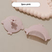 2pcs Set Infant Silicon Head Massager Fetal Head Fat Comb Toddler Bathing Soft Comb Newborn Hair Cleaning Baby Care Accessories