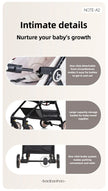 A5 High View Baby Stroller Lightweight Foldable Baby Stroller Can Sit or Lie Portable Pocket Baby Stroller