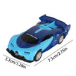 سيارة سباق تناظرية من طراز Carrera Go Scalextric بمقياس 1/64 (1:64) - سيارة سباق كهربائية عالية السرعة - لعبة سيارات سباق الشرطة