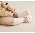 Baby Socks For Girls Boys Shoes Velvet Winter Thicken Warm Cartoon Bear Newborn Floor Sock Non Slip Soft Toddler First Walker