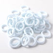 50pcs 3cm Candy Color Nylon Elastic Hair Bands Rubber Bands Scrunchies Hair Ropes Ponytail Holder Hair Accessories Set Black Red