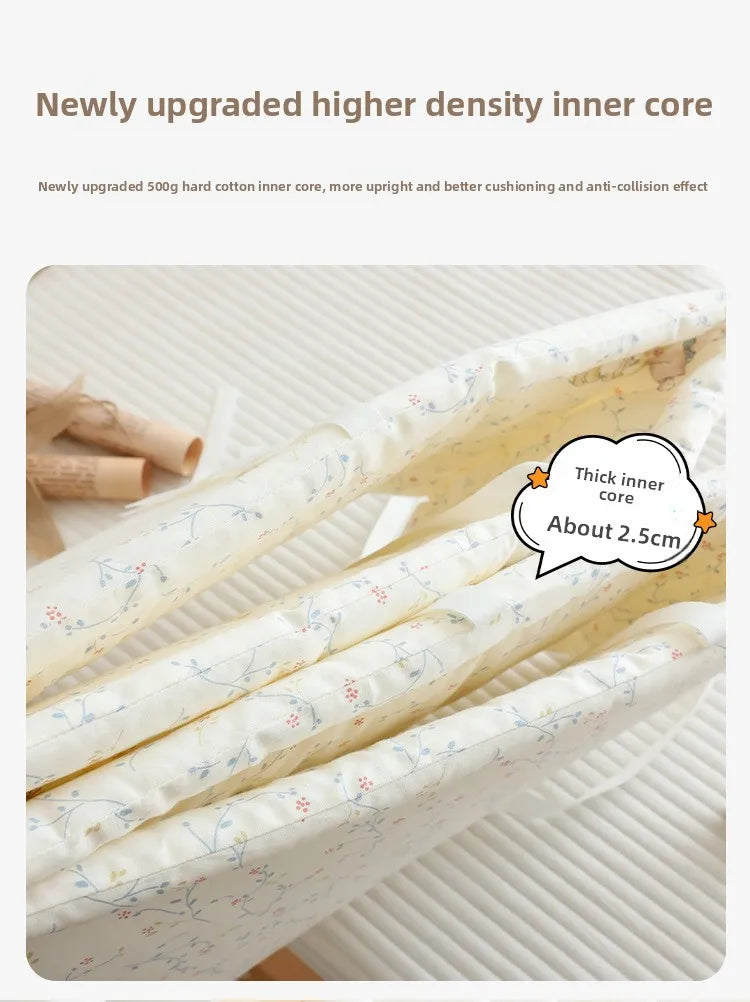 2026 Baby Crib Fence Soft Cotton Bag Anti-collision Strip Children's One-piece Bed Fence Spliced Bed Protection Cloth Baby Fence
