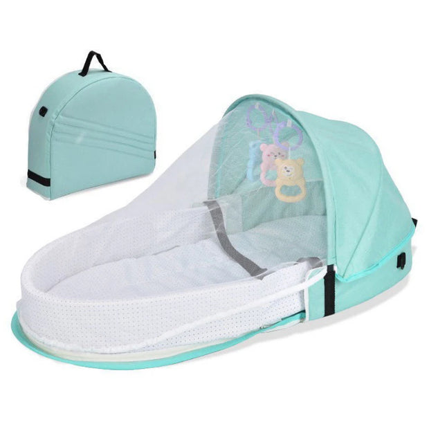 Battilo Baby Crib Multi-function Baby Bed Nest Baby Mosquito Net Foldable Baby Nest Bassinet Infant Sleep Portable Bed