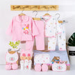 Lawadka 18piece/lot Newborn Baby Clothes For Girls Boys Sets 100% Cotton Infant Spring Autumn Soft Boy Clothing New born Hat Bib
