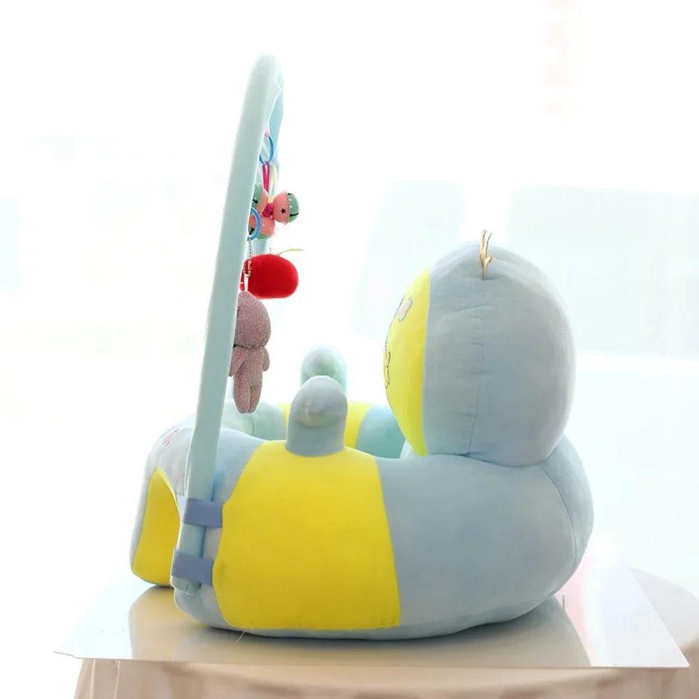 Baby Feeding Safety Seat Skin Cartoon Plush Learning Sit Chair Without Cotton Chair Case Kids Skin Seat Sofa
