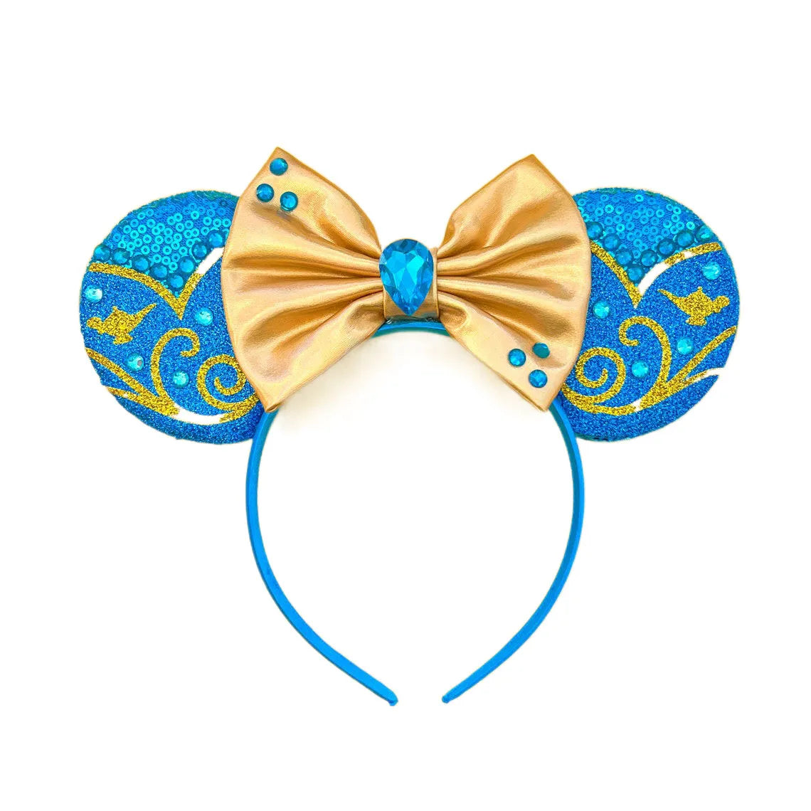 2025 New Style Mickey Minnie Ear Headband Sequin Bows Girl Adult Kids Halloween Party Cosplay Hair Accessories Princess Hairband