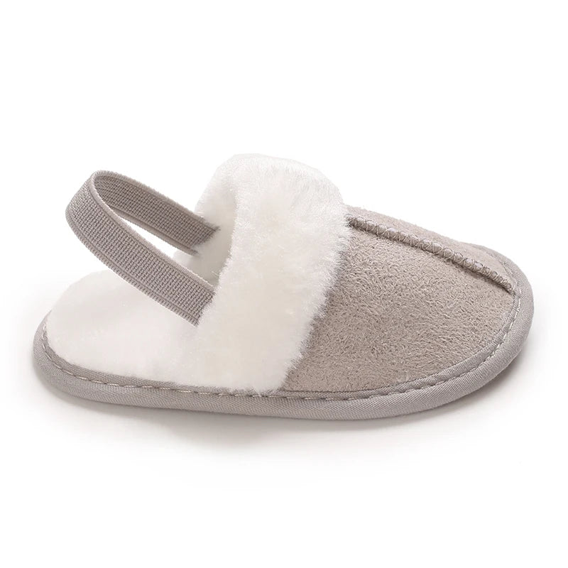 Cozy Plush Baby Slippers (0-18M)