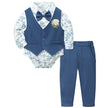Baby Boy Baptism Outfit Infant First Easter Church Christening Suit Set Toddler Formal Wedding Birthday Party Gift Clothes