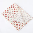 Cotton Swaddle Blanket Baby Blanket Floral Print Muslin Diaper Swaddle New Born Crinkle Fabric Baby Born Stroller Cover