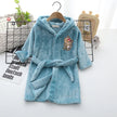 Warm Soft Children Flannel Pajamas Boy Astronaut Robe Winter Christmas Kids Bathrobe Baby Girl Homewear Child Sleepwear 2-12Year