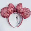 Disney Princess Headband Mickey Ear Rapunzel Snow White Sequin Bow Hair Hoop Gift Girl Accessories Halloween Gift Christmas Jack