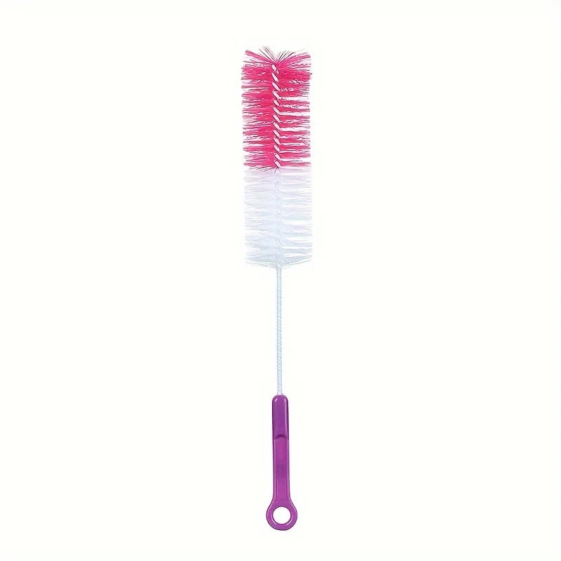 Long Handle Cup Brush,Kitchen Glass Bottle Cleaning Brush,Milk Bottle Tea Cup Scrubber,No-Electricity Required Cleaning Tool