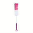 Long Handle Cup Brush,Kitchen Glass Bottle Cleaning Brush,Milk Bottle Tea Cup Scrubber,No-Electricity Required Cleaning Tool