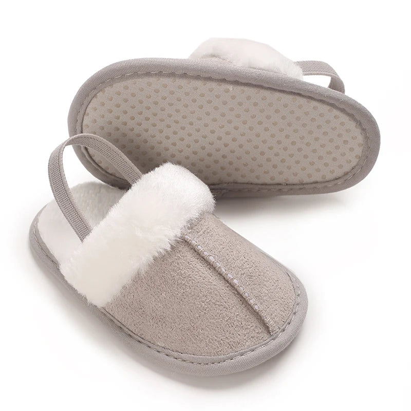 Cozy Plush Baby Slippers (0-18M)