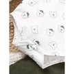 3-24 Months Toddler Baby Boy 2PCS Clothing Set Bear Print Bodysuit with Green Overall Fashion Cute Autumn and Winter Costumes