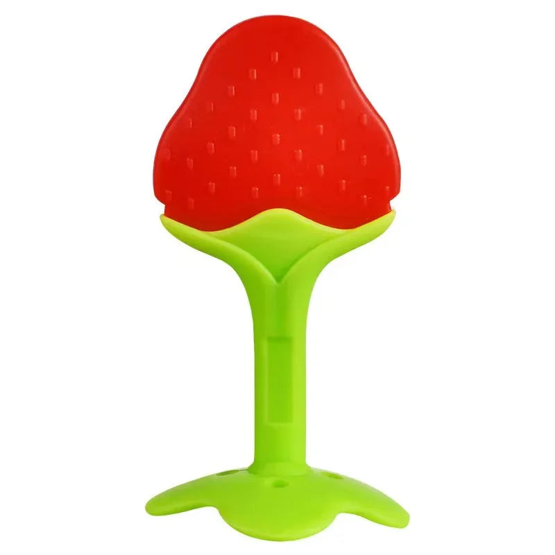 Teething Baby Toy Silicone Teether for Teeth Babies Accessories Newborn Fruit Sucking Chew Toys For Newborn Baby BPA-Fre Gift