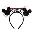 2025 New Style Mickey Minnie Ear Headband Sequin Bows Girl Adult Kids Halloween Party Cosplay Hair Accessories Princess Hairband