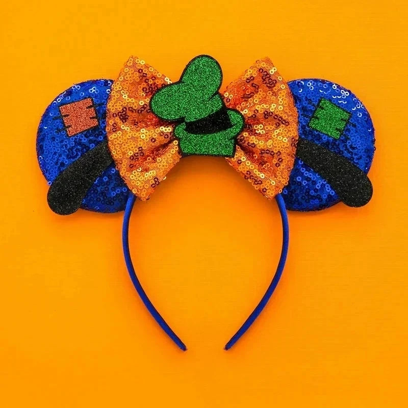 Mickey Mouse Ears Headbands for Baby Girls Daisy Duck Hairbands Donald Duck Headwear Adults Women Bows Hair Accessories