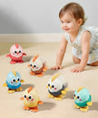 Funny Colorful Chick Reptile Clockwork Crawling Toy Rocky Swing Wind up Toy