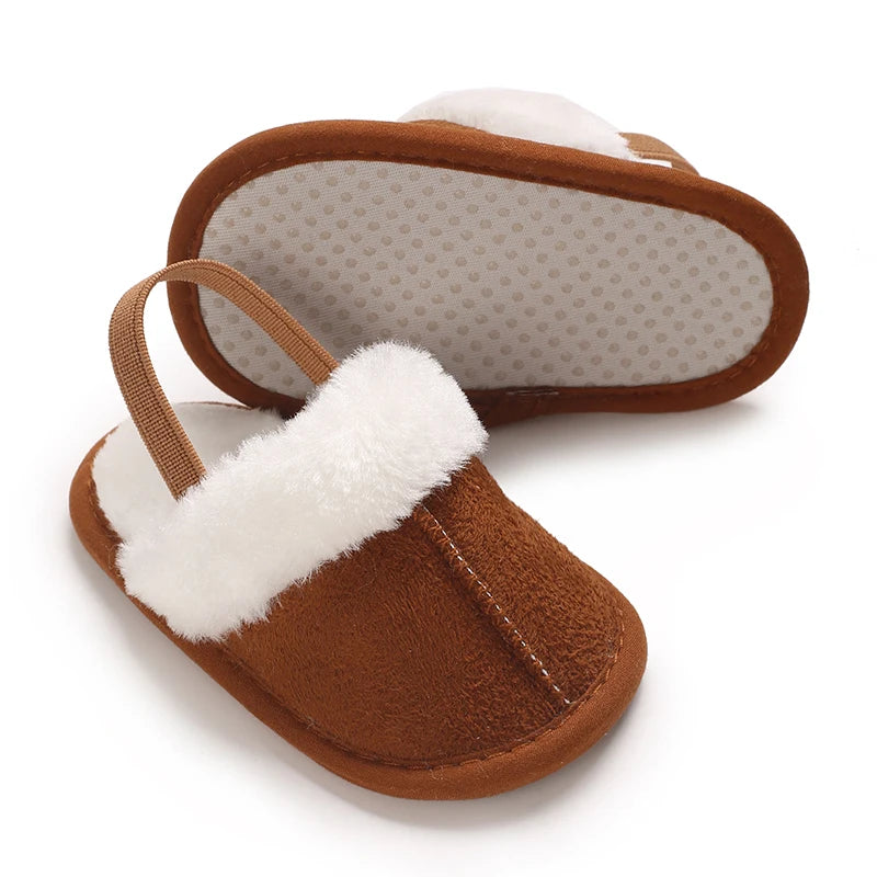 Cozy Plush Baby Slippers (0-18M)